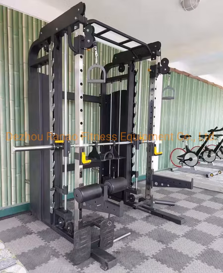 Équipement de conditionnement physique commercial Utilisation de la salle de gym à domicile Multifonctionnel Combo Power Training Sports Strength Equipment avec Smith Machine